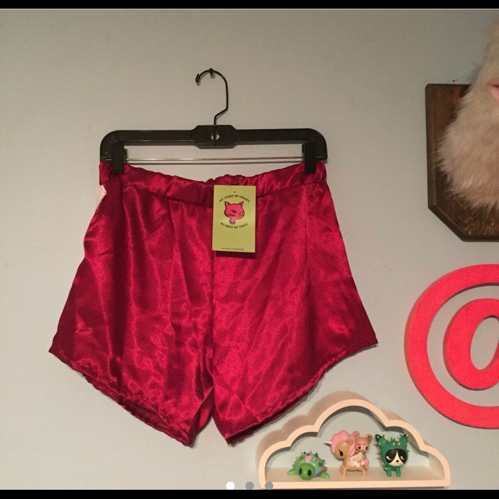 O mighty silk high waisted shorts. Never worn